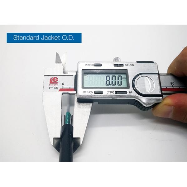 На открытом воздухе одиночное волокно режима G652D бронированное - провод стали оптического кабеля GYXTW