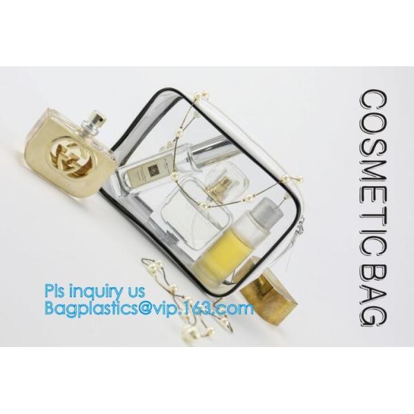 Cosmetic Bag Make up Organizer Bag Waterproof PVC Makeup Bag, travel clear pvc makeup bag cosmetic bag, vacation beach p