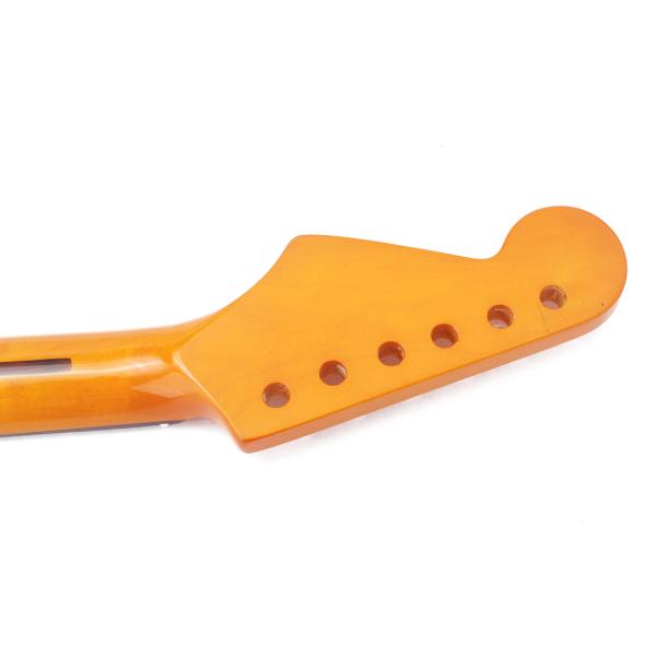 Madeira de bordo madeira de rosa guitarra pescoço 6 cordas guitarra pescoço acabamento brilhante