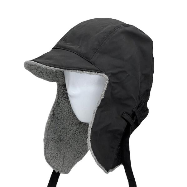 Outdoor Eco Friendly Accessories Cruelty Free OEM Black RPET Snow Hat For Winter
