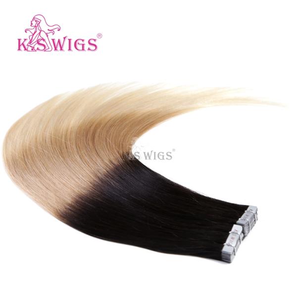 Wholesale Perfect Quality, 3Tones remy Ombre color Indian Tape on Human hair extensions