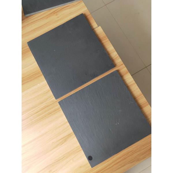 Natural Black Polished Slate Paver Tiles 150x600mm