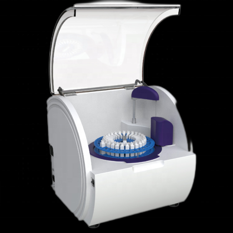Commercial Benchtop Mini Fully Automatic Blood Chemistry Analyzer Smaller Size Biochemical Analyzer Hospital Clinic Biochemistry Analyzer