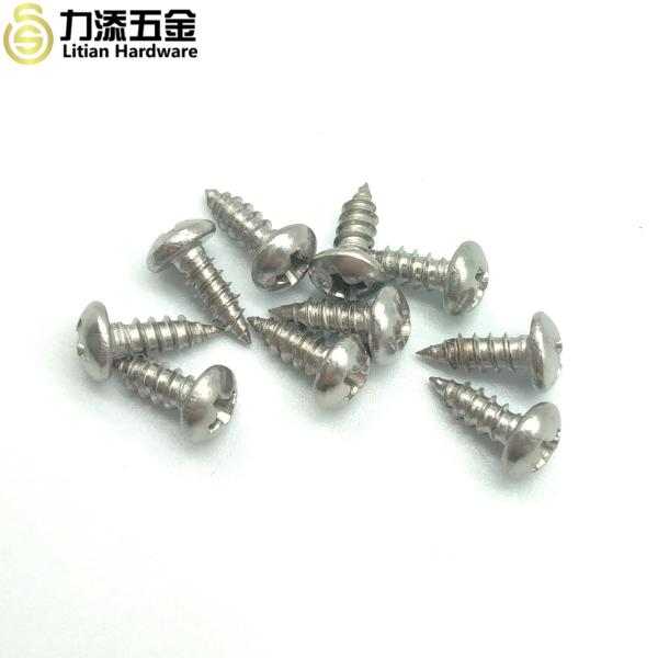 Stainless steel cross large flat head tapping screws umbrella head tapping screws large round head tapping screws