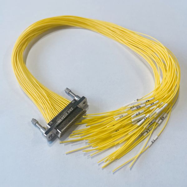 51 Pins Metal Body Crimping Type Rectangular Electrical Connectors MIL-DTL-83513 Micro-D Connector