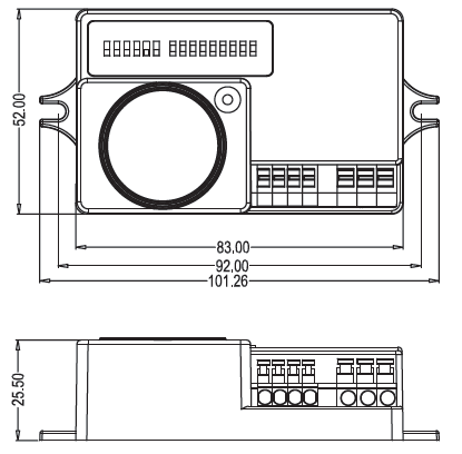 MC003V/CP+MW01 HF Wireless Motion Detector RF Wireless Transceiver Easy Installation