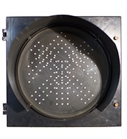 PC/Die Cast Aluminium 300mm série feux de circulation Feuille et feux de circulation croisés