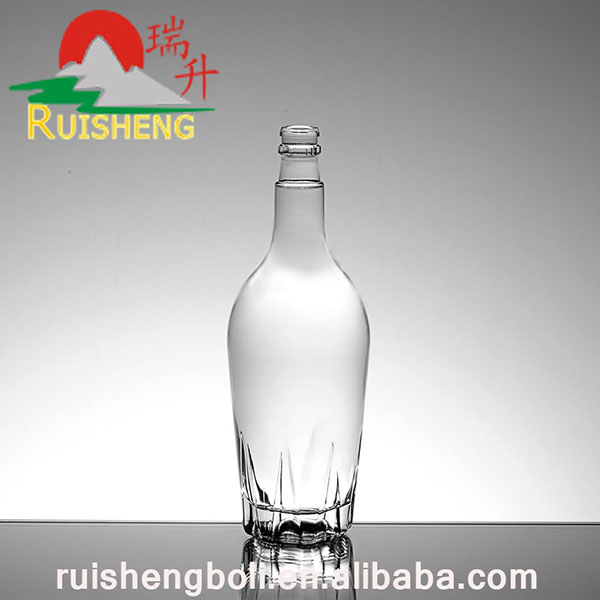 Tower Shaped Printing Logo Spirits in Clear Glass Bottle Elevate Your Branding Gam