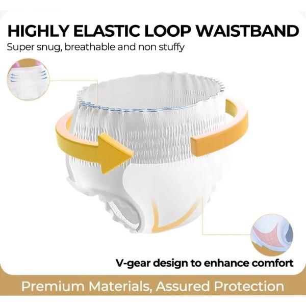 Pantalones para adultos de un solo uso Muebles de muestras gratuitas Pantalones para ancianos Pantalones para adultos de alta absorción