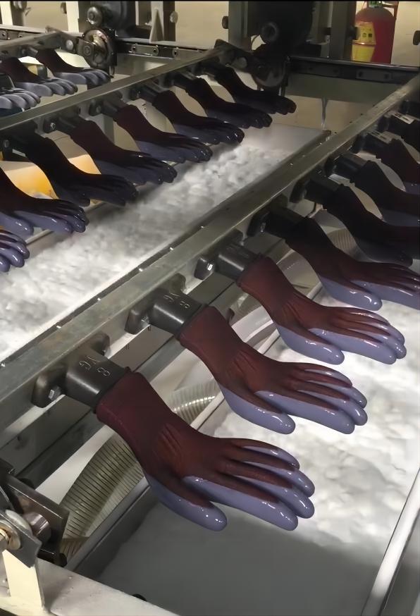 Customized Nitrile Glove Making Machine Nylon Spandex Glove Coating Lines