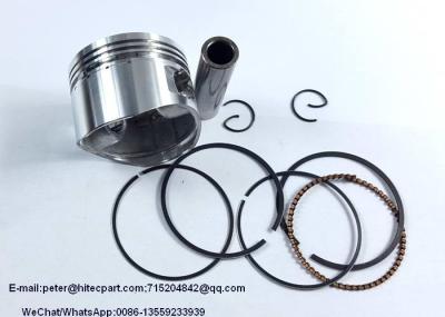 Altura de alumínio de prata 37mm do furo Dia.52.4mm dos jogos e dos anéis CD110 do pistão da motocicleta