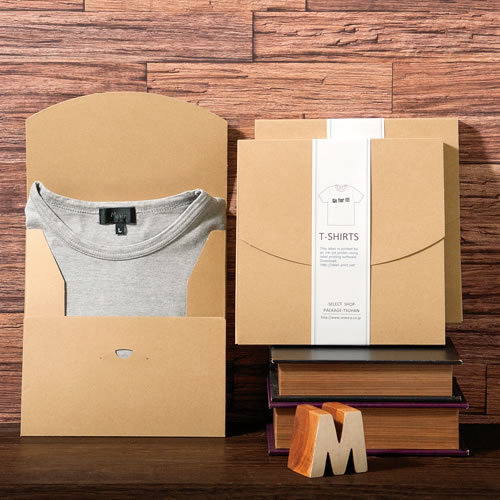 T-shirt Packaging Boxes Clothing Kraft Paper Express Boxes Customized Branded Apparel Packaging Paper Boxes