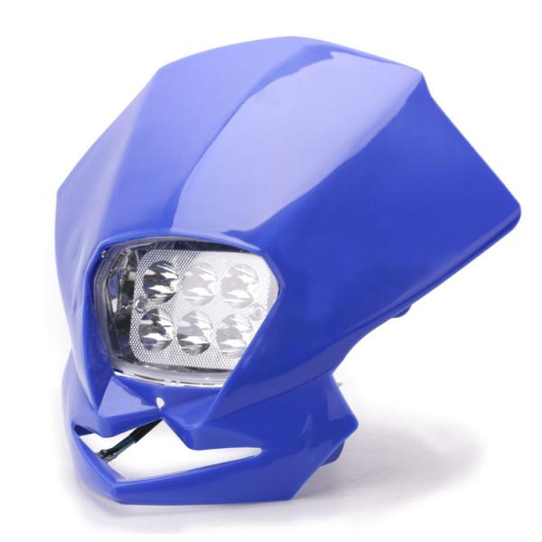 Universal Fan-Shaped LED Lights for Motorcycle Headlight Customized Modification