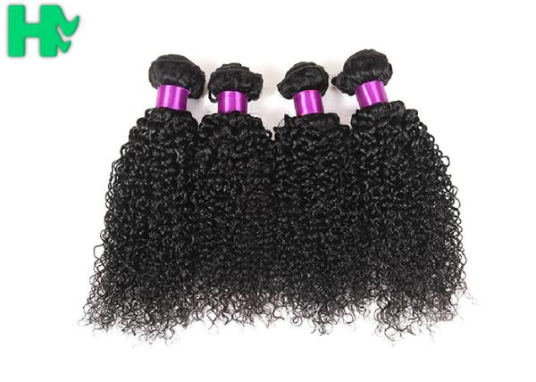 Natural Color 100% Natural Peruvian Virgin Kinky Curly Hair Extensions Human Hair Wave