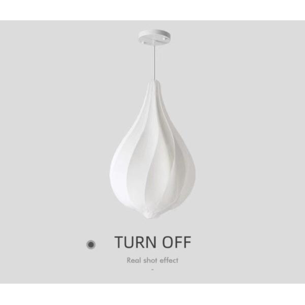 Nordique Danois Bouquet de fleurs pendentif goutte à goutte Lumière minimaliste PVC Hôtel Restaurant Chambre Bar