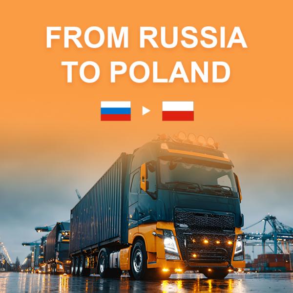 DDU DDP CIF DAP FOB EXW Russie à la Pologne Solutions de transport routier