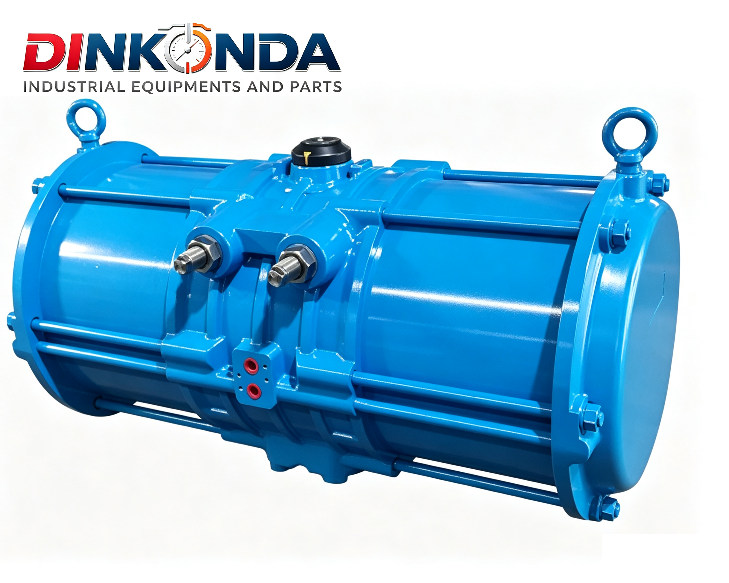 Horizontal Single Double Acting Piston Actuator Pneumatic Dual Cylinder Customized