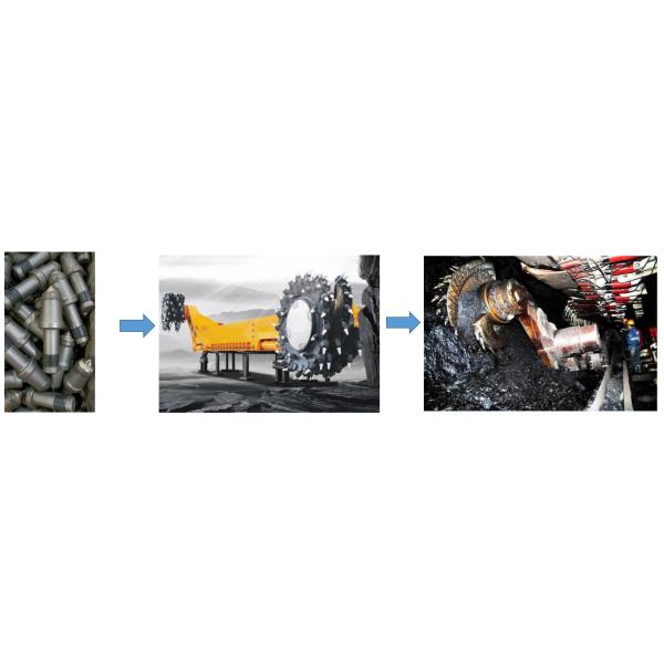 Carbon Steel Coal Cutter Picks For Shearer Cutting Drums/cutter head in coal mine