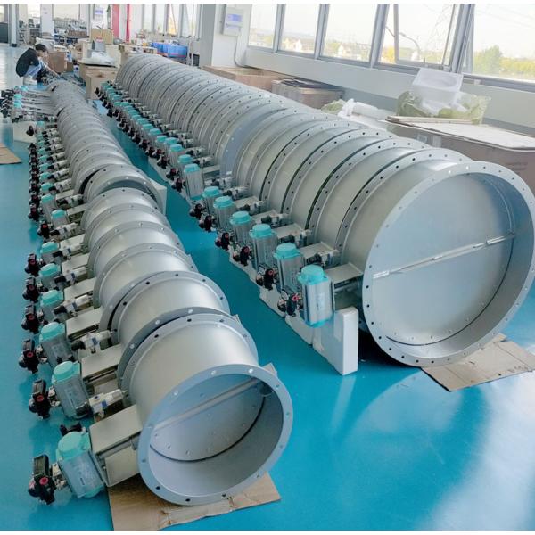 18 дюймовый пневматический нержавеющая сталь фланцевый клапан бабочки плотное уплотнение для очистки воды и распределения