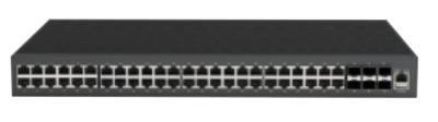 48×10/100/1000M Base-TX to 6×Gigabit SFP  L2 Managed Industrial Fiber Switch (1U Rack)