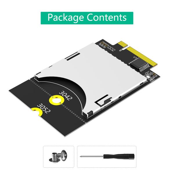 NGFF M.2 Key-B Интерфейс для карты SD-карты (поддержка USB-Bus, не SATA-Bus)