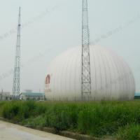 Ballon à gaz à double membrane pour le stockage du biogaz