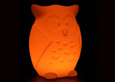 Rechargeable Battery LED Owl Night Light with 16 Colors Remote Control