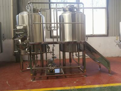 300L Capacity SS304 Beer Brewing System CE ISO Semi Automatical Control