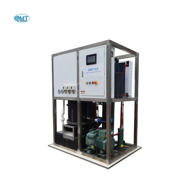 Large Ice Storage Capacity 1T Industrial Tube Ice Machine Maker with High Output and 1200*900*1600mm Size