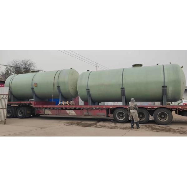Баки для хранения 7CBM химического танка стеклоткани водоочистки Frp пластиковые