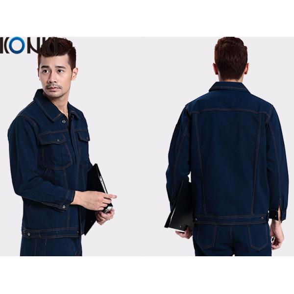 Winter workwear uniform For industrial workers durable denim fabric  work suit