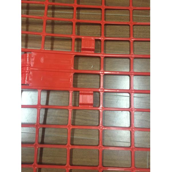 Safety Red Plastic Brick Guard Protectors Panel For Scaffolding System