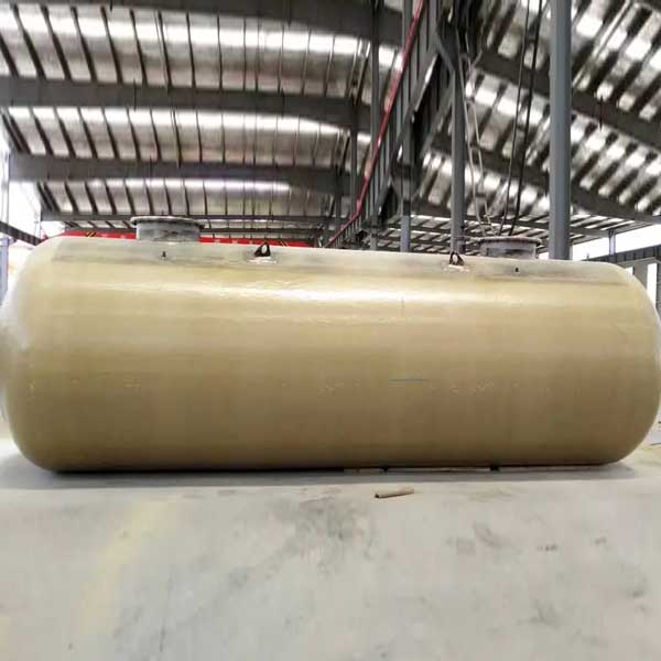 plástico subterráneo de gasolina y aceite del vidrio FRP de la capa doble del tanque de almacenamiento de 30m3 40m3
