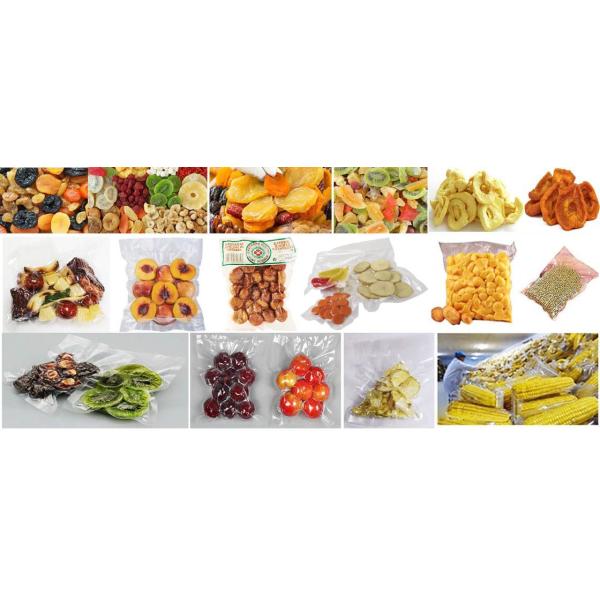 Промышленный роторный арахис голубик клюкв плода машины упаковки вакуума сухой