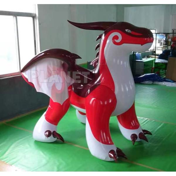 Publicidad gigante Dragón inflable dibujo animado PVC Dragón modelo de juguete