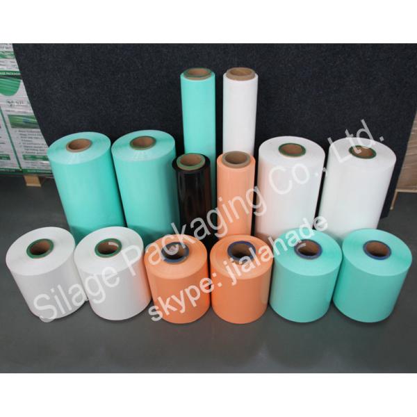 Black/Orange Silage Film, 500mm*25mic*1800m, Recycle 100%LLDPE Film for Farm Packing