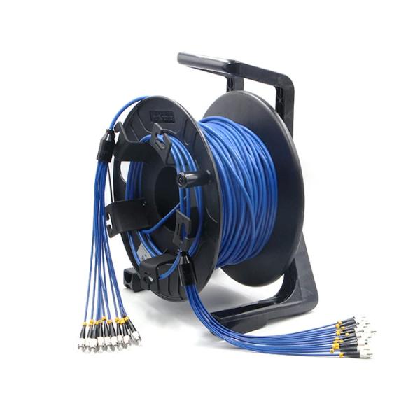 Trailer Cable Reel Cart Waterproof Connector Plastic Metal Fiber Optical Cable Reel
