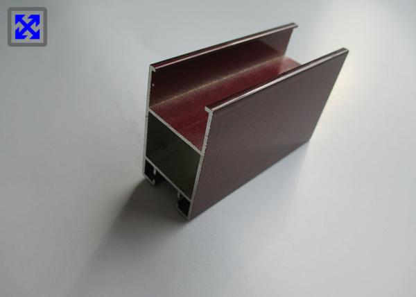 High - Spec Aluminium Frame Profile , Aluminium Trim Profiles For Parlour Sliding Doors
