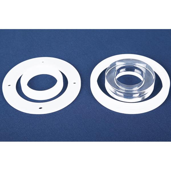 Slotted Perforated Quartz Flange Ring  AR Coating