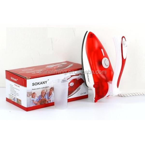 Electric Powered Travel Steam Iron with 30g/min Continuous Steam