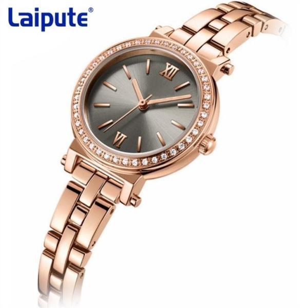 Tempered Glass Alloy Wrist Watch Belt Female Waterproof Sandblasted Dial