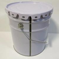 Heavy Duty Corrosion Resistant Metal Paint Bucket And Lid With Metal Handle