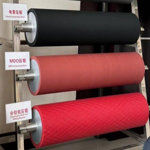 MDO Nip Silicon Rubber Roller 650m/Min Industrial Rubber Coated Rollers