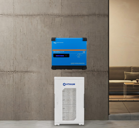 Victron 8kW Inverter with  HiTHIUM  30.05kWh LiFePO4 Residential Energy Storage System Featuring IP65 Enclosure and 10000VA Output