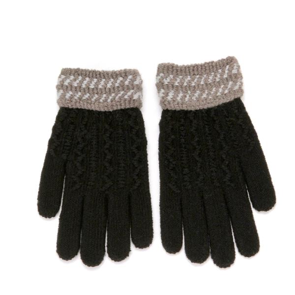 wholesales custom kids five-fingers fashion gym simple winter warm and cold proof kintted sports touch screen mitts