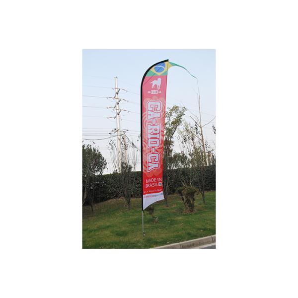Polyester Custom Banner Printing , Flying Flag Material Banner Printing