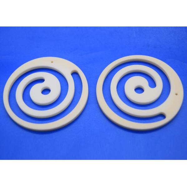 Precision Thermal Insulation Alumina Ceramic Gasket with Coil Heat Resistant