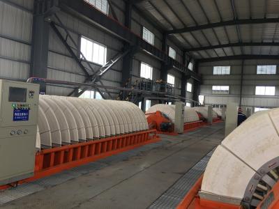 Durable High Vacuum Disc Filter , Rotary Vacuum Filter Good Filter Cake