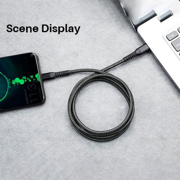 3A USB 2.0 Type C Cable 3m Braided USB C Charging Cable