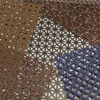 ASTM 430 Stainless Steel Perforated Sheet , Kitchen Steel Plate Perforated